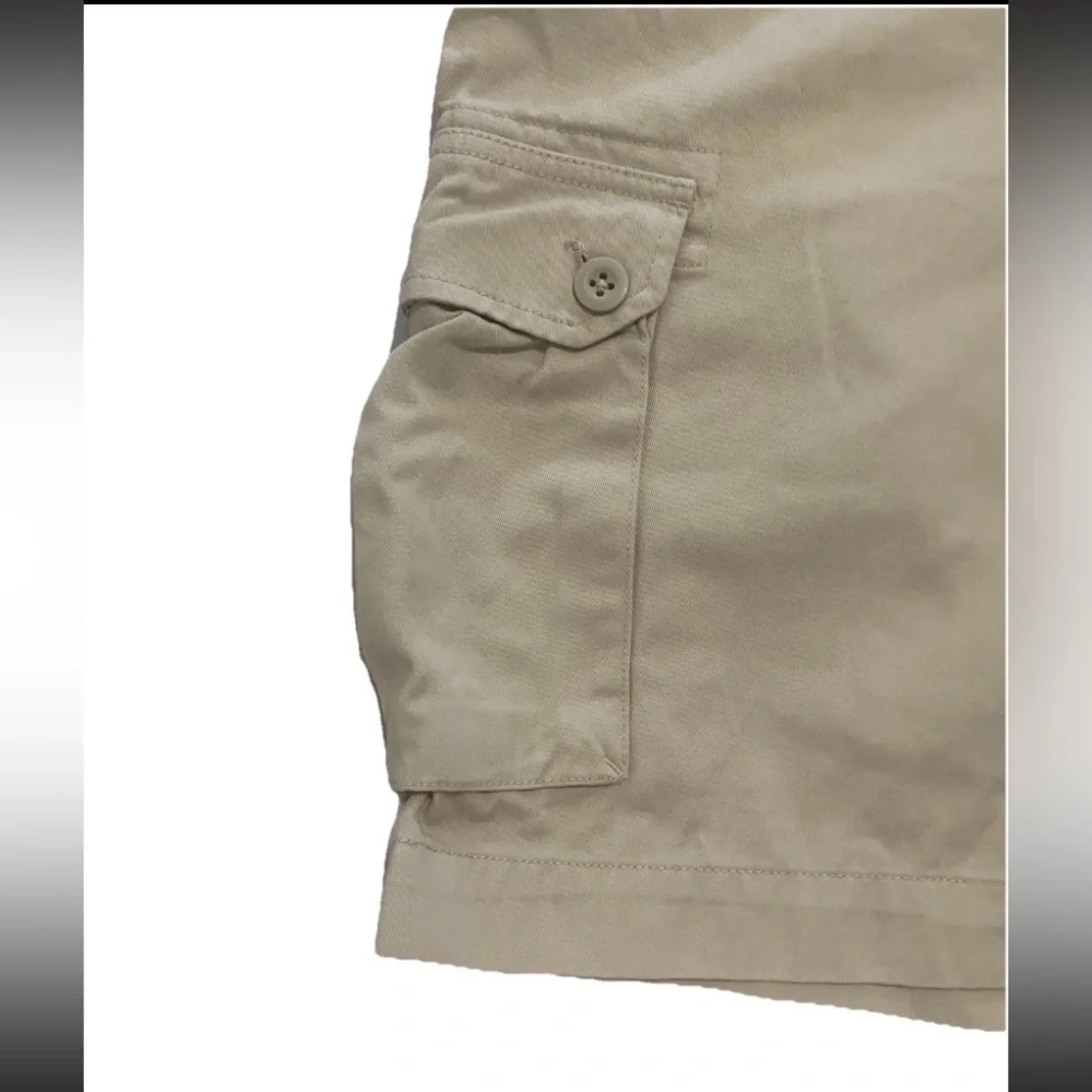 Polo Ralph Lauren Size 18 Big Boys Khaki Cream Cargo Summer Shorts Brand New